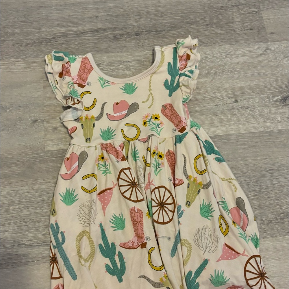 Little Sleepies Ready to Rodeo Twirl Dress